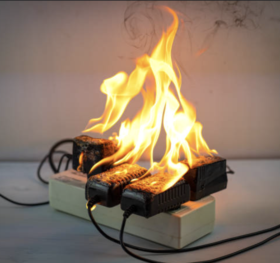 Don't overload your outlets! It can cause electrical fires!